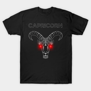 Capricorn | Evil Red Eyed Goat T-Shirt